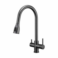 Кухонний змішувач FABIANO FKM 3122 Black Steel