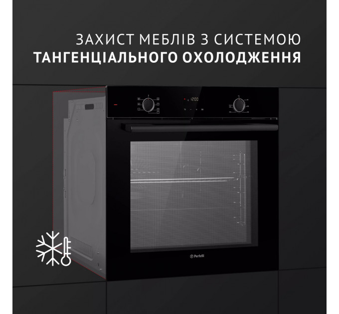 Духова шафа PERFELLI PERLA 6D7 NERO