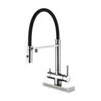 Кухонний змішувач FABIANO  FKMC 3124 Inox (Cascad)