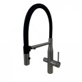 Кухонний змішувач FABIANO FKM 3125 SS Nano Graphite
