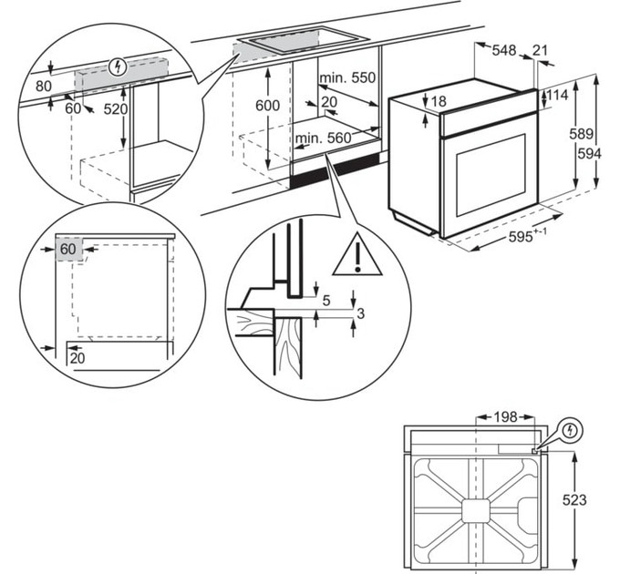 Духова шафа ELECTROLUX EOE8P39VW