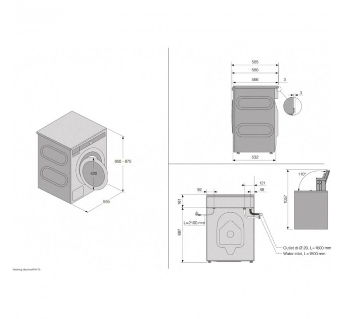 Пральна машина ASKO W2084B.W