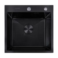 Кухонна мийка VENTOLUX HMKS 5050 PVD BK 3.0/0.8