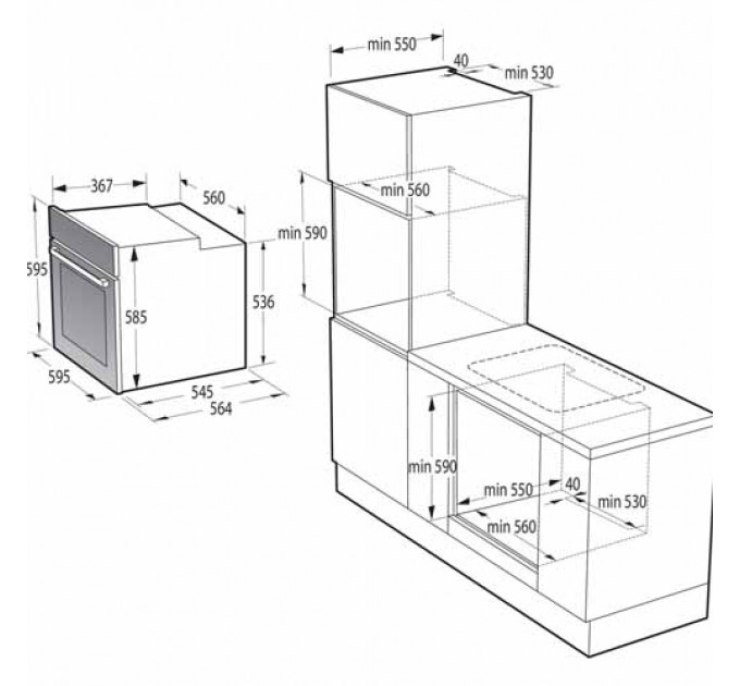 Духова шафа GORENJE BOSB6737E06X