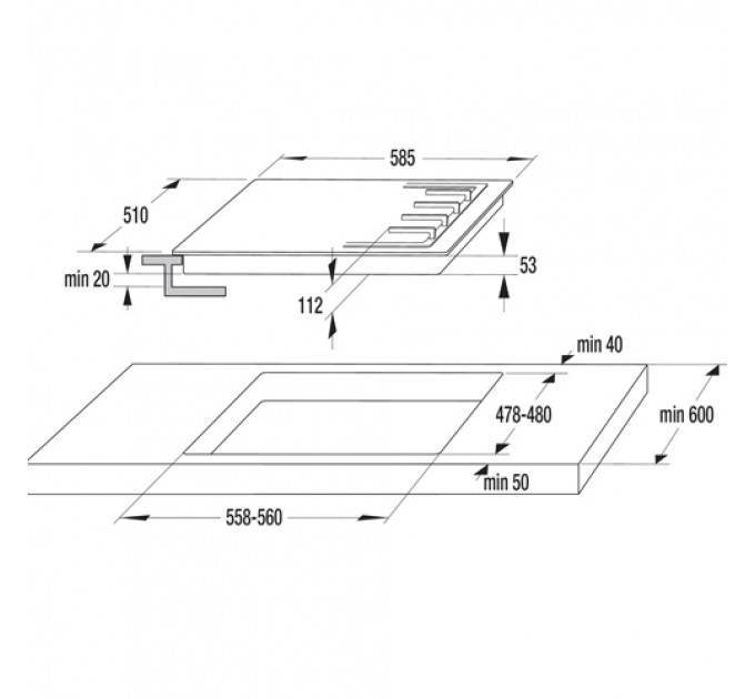 Варильна панель GORENJE GTW641 EW