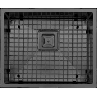 Кухонна мийка FABIANO Quadro 53 Celldecor Nano Graphite