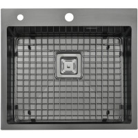 Кухонна мийка FABIANO TOP 56 Celldecor Nano Graphite