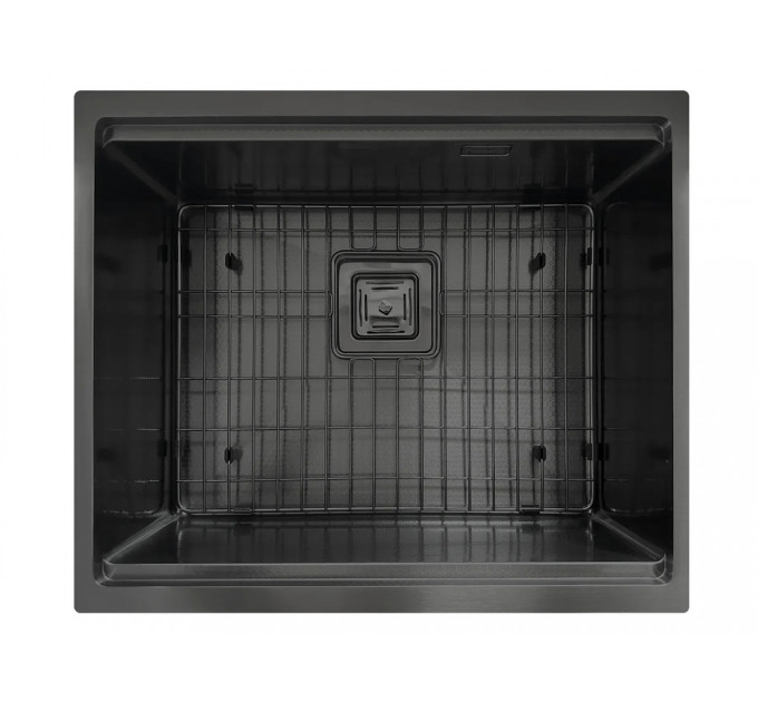 Кухонна мийка FABIANO Quadro Center 54 Celldecor Nano Graphite