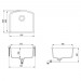 Кухонна мийка AQUASANITA ARCA SQA 103W-110 Biege