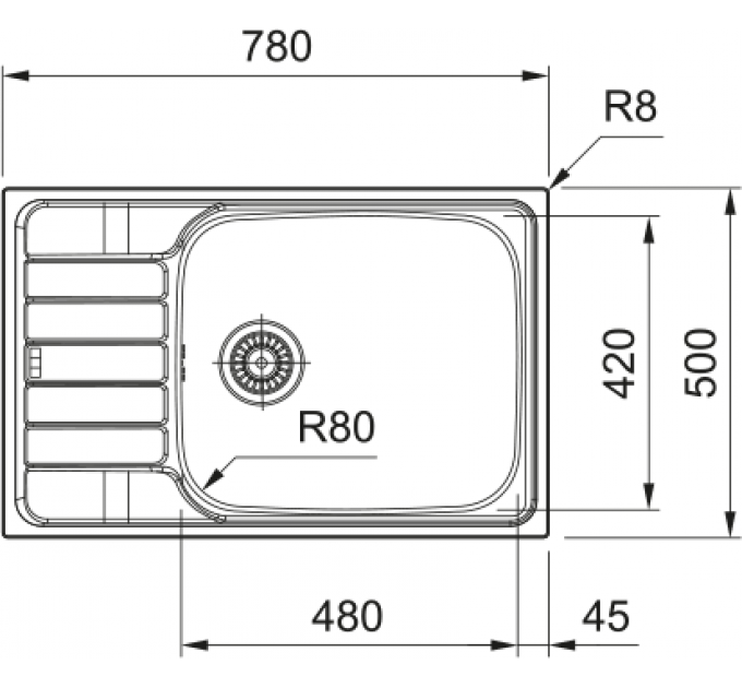 Кухонна мийка FRANKE SKL 611-78 XL