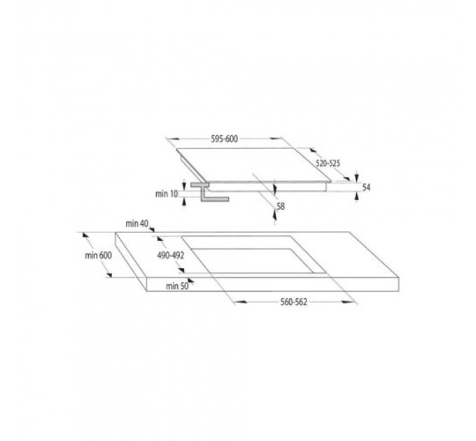 Варильна поверхня GORENJE GI6401BSC