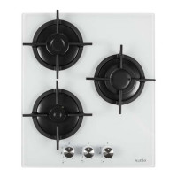 Варильна поверхня VENTOLUX HG430-G3G CS (WH) Варильна поверхня VENTOLUX HG430-G3G CS (WH)