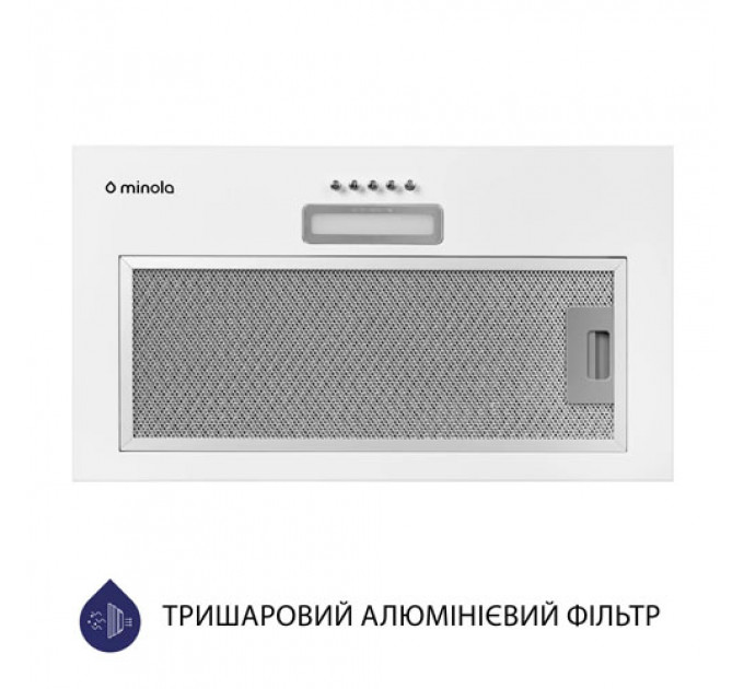 Витяжка MINOLA HBI 5214 WH 700 LED