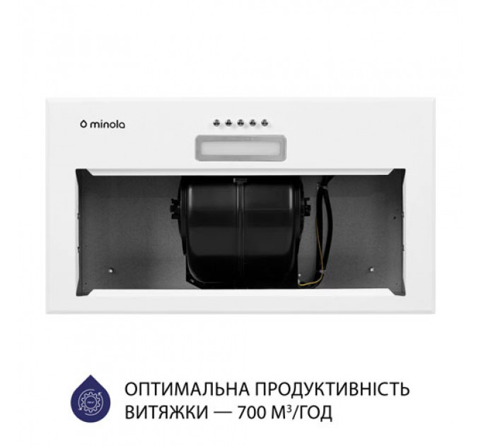 Витяжка MINOLA HBI 5214 WH 700 LED
