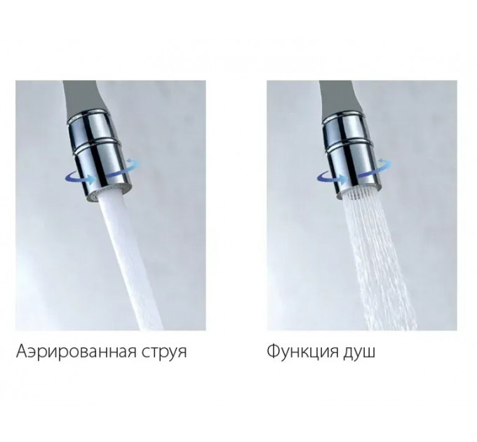 Кухонний змішувач FABIANO FKM 31.43 Inox Black