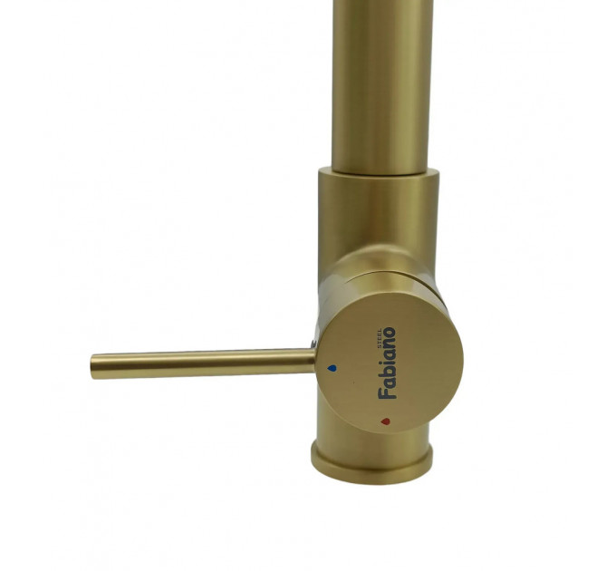 Кухонний змішувач FABIANO FKM 3128 Light Gold