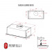 Витяжка PERFELLI NUOVA 6JWRB NERO