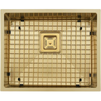 Кухонна мийка FABIANO Quadro 53 Celldecor Nano Gold