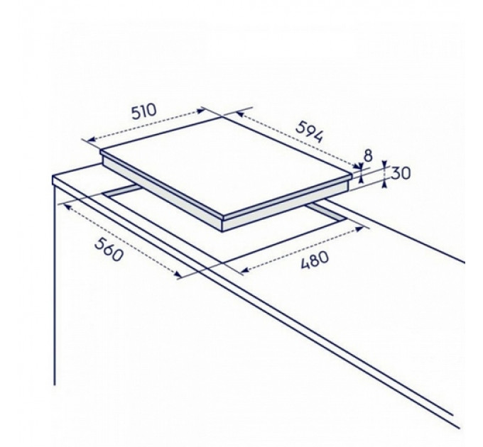 Варильна панель ELECTROLUX EGH 6349 BOX