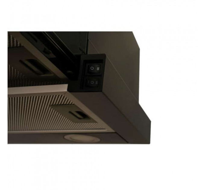 Витяжка VENTOLUX GARDA 60 BK (700) LED