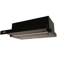 Витяжка VENTOLUX GARDA 60 BK (700) LED 2S