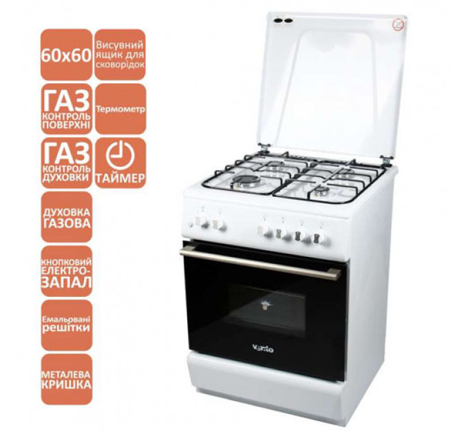 Плита VENTOLUX GG 6060 ES (WH) T