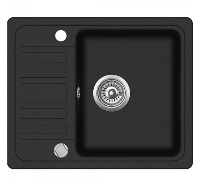 Кухонна мийка AQUASANITA NOTUS SQ 102AW-601 Black metallic
