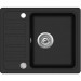 Кухонна мийка AQUASANITA NOTUS SQ 102AW-601 Black metallic