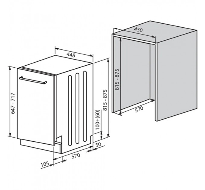 Посудомийна машина FABIANO FBDW 5410