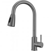 Кухонний змішувач VENTOLUX KFPFH05 PVD BK 2F