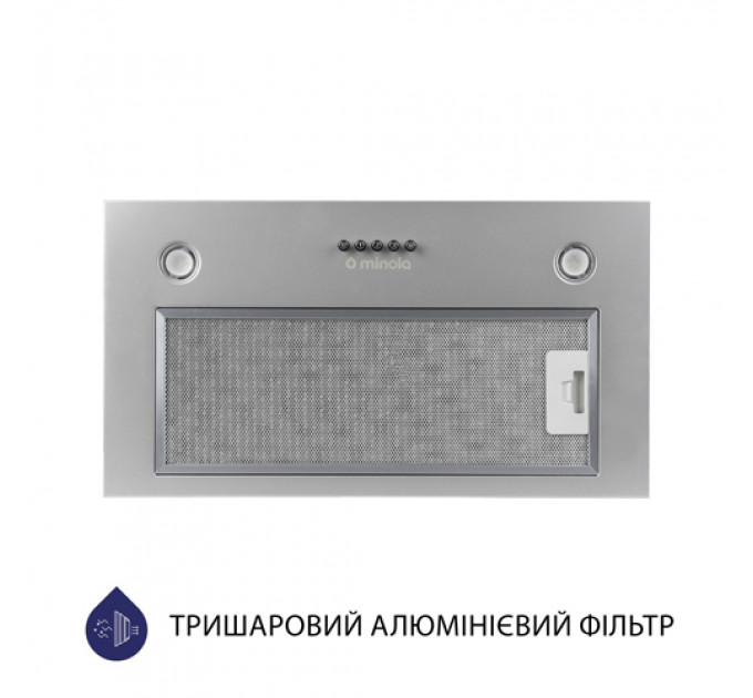 Витяжка MINOLA HBI5327GR800LED