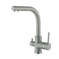 Кухонний змішувач AQUASANITA Akvaduo 2663-202 alumetal 