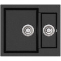 Кухонна мийка AQUASANITA TESA SQT-150-601W black metallic