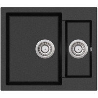 Кухонна мийка AQUASANITA TESA SQT150W-601 Black metallic