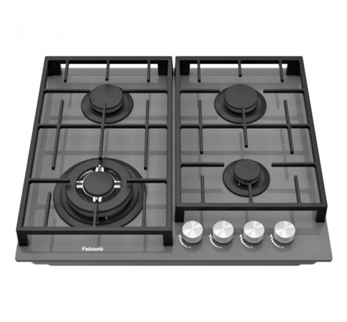 Варильна поверхня FABIANO FHG 8244 VGHT Titanium Glass