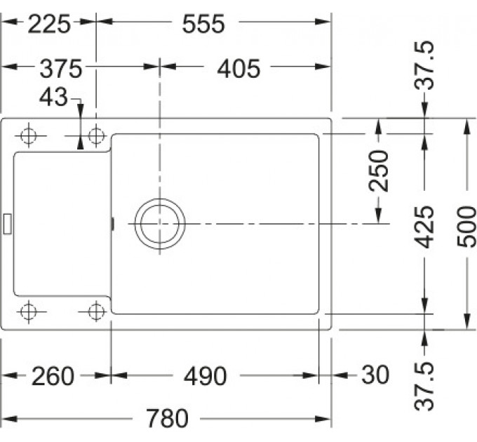 Кухонна мийка FRANKE MRG 611-78 XL 114.0631.438 чорний матовий
