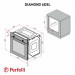 Духова шафа PERFELLI DIAMOND 6D8L NERO