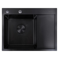 Кухонна мийка VENTOLUX HMKS LW 6550 PVD BK 3.0/.08