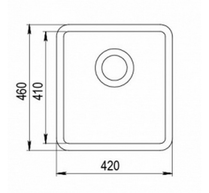 Кухонна мийка AQUASANITA ARCA SQA 101W-710 Alba