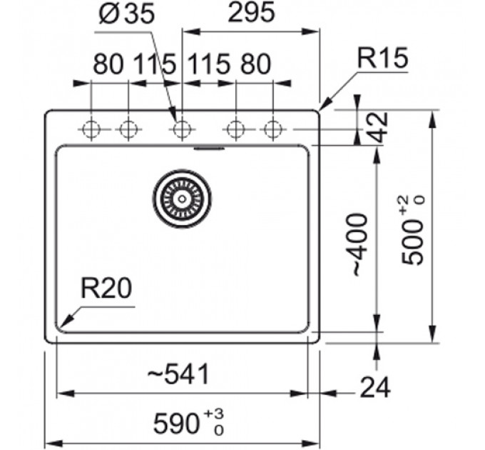 Кухонна мийка FRANKE MRG 610-54 FTL Онікс