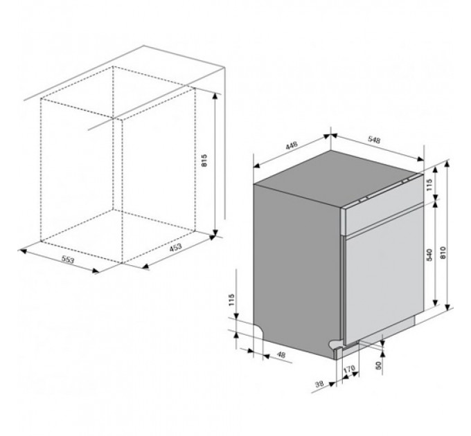 Посудомийна машина VENTOLUX DW 4509 4M