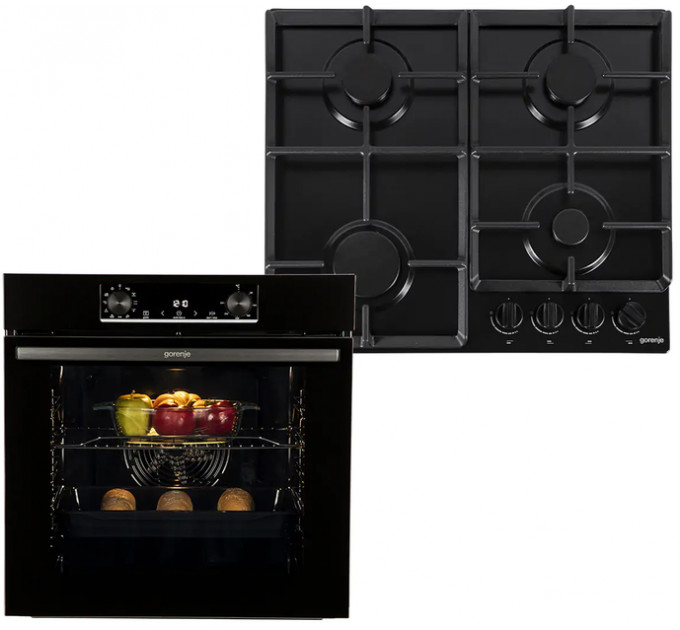 Комплект вбудованої техніки Gorenje SET BO6735E02BK G641EB