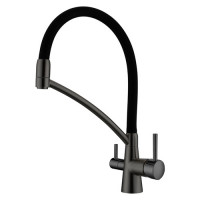 Кухонний змішувач FABIANO FKM 3110 Black Steel