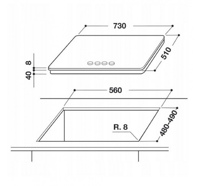 Варильна поверхня WHIRLPOOL AKW 7523 NB