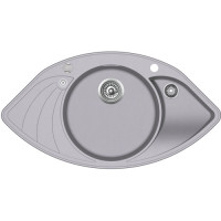 Кухонна мийка AQUASANITA PAPILON SCP151 AW-202 Alumetalic Кухонна мийка AQUASANITA PAPILON SCP151 AW-202 Alumetalic