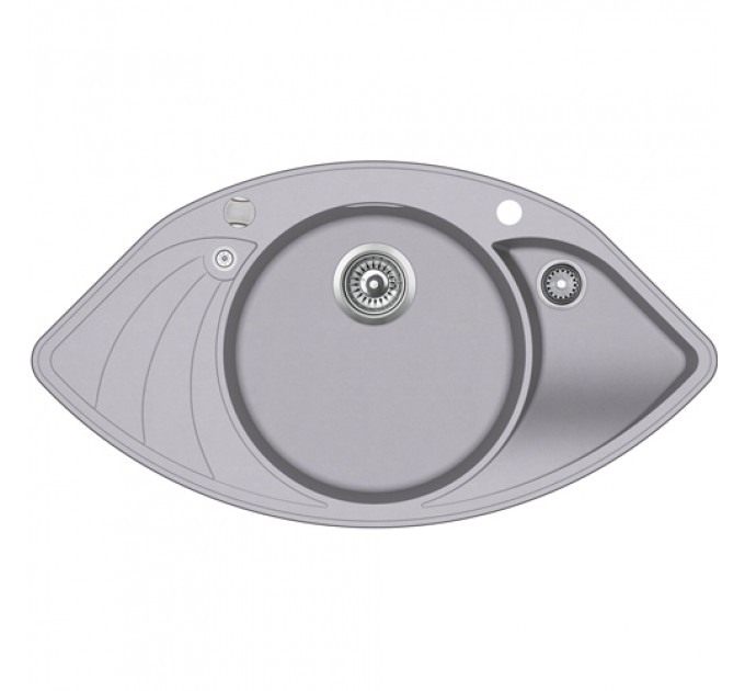 Кухонна мийка AQUASANITA PAPILON SCP151 AW-202 Alumetalic
