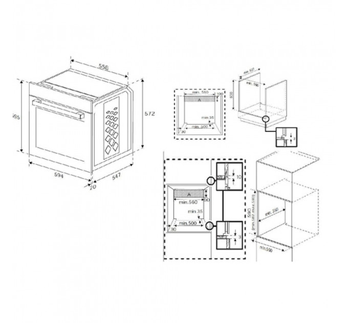 Духова шафа BEKO BBIMM18500BCSWE