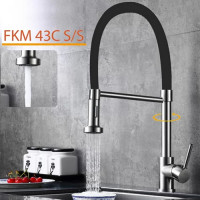 Кухонний змішувач FABIANO FKM 43C SS Inox
