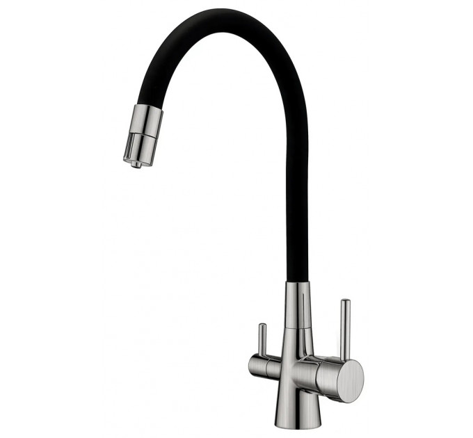 Кухонний змішувач FABIANO FKM 3126 SS Flex Inox