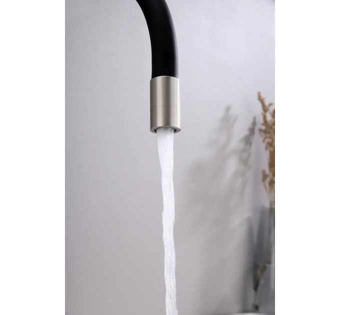 Кухонний змішувач FABIANO FKM 3126 SS Flex Inox